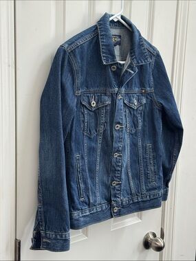 Lucky Brand Men's Blue Denim Jean Jacket